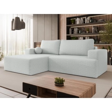 Ecksofa Dmiore mit Schlaffunktion und Bettkasten