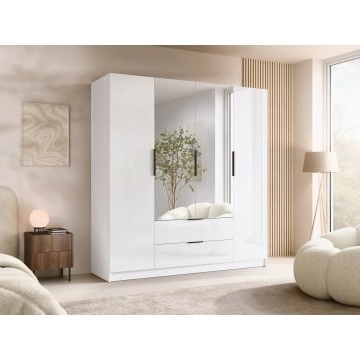 Kleiderschrank mit Spiegel Betaso II 200 Gloss