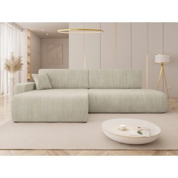Ecksofa Easton O Cord mit Bettkasten und Schlaffunktion