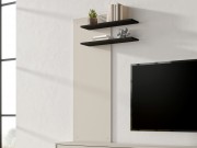 Wandpaneel mit Regalböden Sarimzo