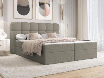 Boxspringbett mit zwei Bettkästen Titiko 2 Boucle