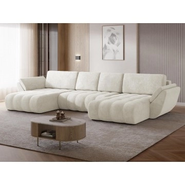 Wohnlandschaft Sofoline U mit Bettkasten und Schlaffunktion