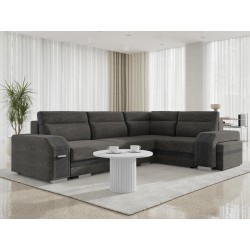 Miniaturbild von Wohnlandschaft Sandi mit Schlaffunktion und zwei Bettkästen