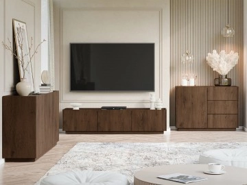 Wohnzimmer-Set Rotinko I