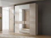 Kleiderschrank Tortonis 180 4D mit Spiegel