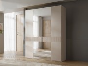 Kleiderschrank Tortonis 180 4D mit Spiegel