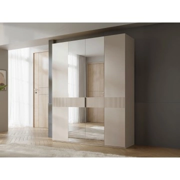 Kleiderschrank Tortonis 180 4D mit Spiegel