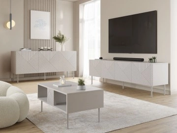 Wohnzimmer-Set Azynit Cashmere I