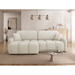 Miniaturbild von Ecksofa Ursima Boucle mit Schlaffunktion und Bettkasten