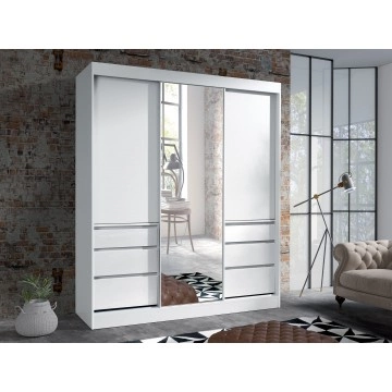 Schwebetürenschrank mit Schubladen  Etotti 180