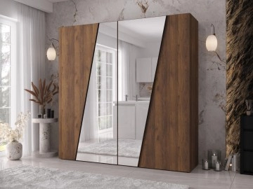 Kleiderschrank Grelipt 2L 200 cm