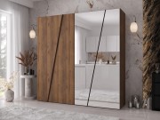 Kleiderschrank Grelipt 2L 200 cm