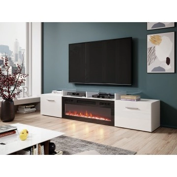 TV-Lowboard Kebuta EF mit Kamin