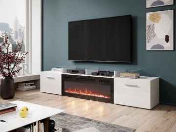 TV-Lowboard Kebuta EF mit Kamin