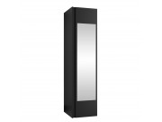 Kleiderschrank Terospito / Towiro Slim 1D mit Spiegel