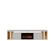 TV-Lowboard Biranto EF 2D mit Kamin