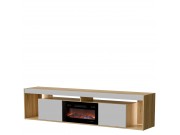 TV-Lowboard Biranto EF 2D mit Kamin