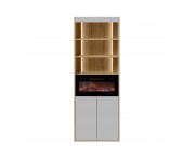 Vitrine Biranto EF 60 2D mit Kamin