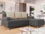 Schlafsofa Don mit Bettkasten und Polsterhocker