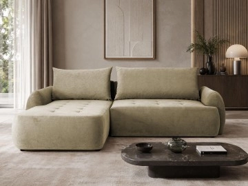 Ecksofa Berisen II mit Bettkasten und Schlaffunktion