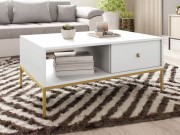 Couchtisch mit stauraum Tonkor Gold TL104