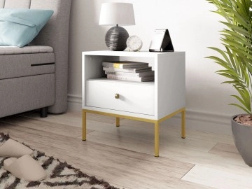 Nachttisch Tonkor Gold TS54
