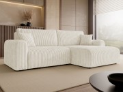 Ecksofa Veliso L Cord Bis mit Bettkasten und Schlaffunktion