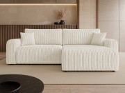 Ecksofa Veliso L Cord Bis mit Bettkasten und Schlaffunktion