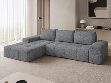 Ecksofa Avdros L mit Schlaffunktion und Bettkasten