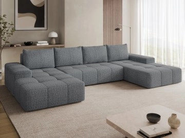 Wohnlandschaft Avdros U mit Schlaffunktion und Bettkasten