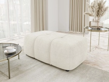 Polsterhocker Larow Boucle