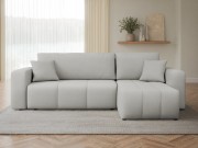 Wohnlandschaft L Form Larow mit Schlaffunktion und Bettkasten