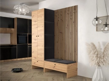 Garderobe mit Sitzbank Esmoltis III