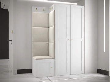 Garderobenset mit Schuhschrank Terospito XXIII