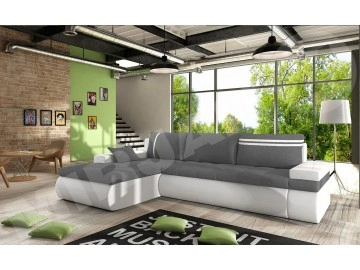 Ecksofa Sofia mit Bettkasten und Schlaffunktion