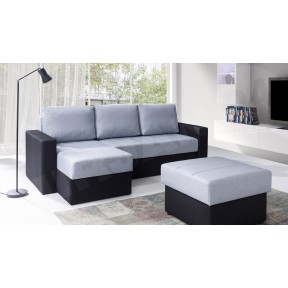 Ecksofa Bralani mit Polsterhocker Ecksofa Bralani mit Polsterhocker