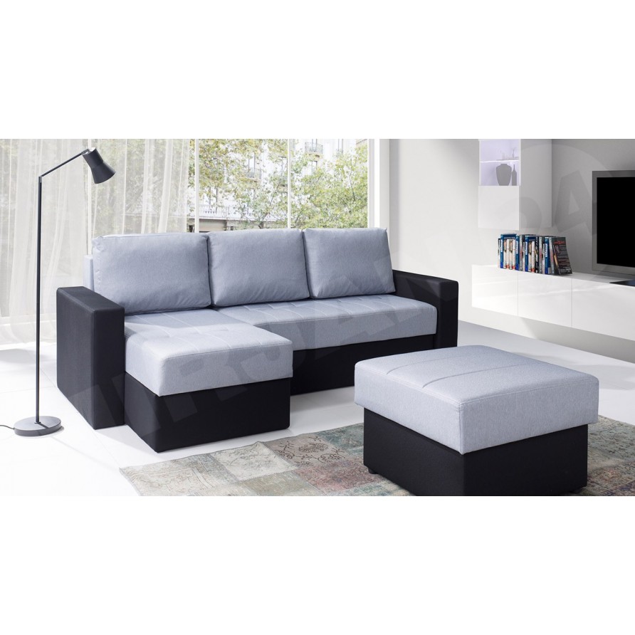 Ecksofa Bralani mit Polsterhocker Ecksofa Bralani mit Polsterhocker