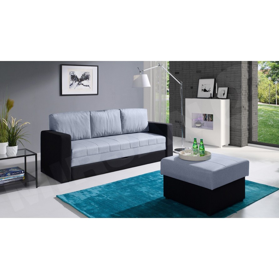 Sofa Bralani mit Polsterhocker Sofa Bralani mit Polsterhocker