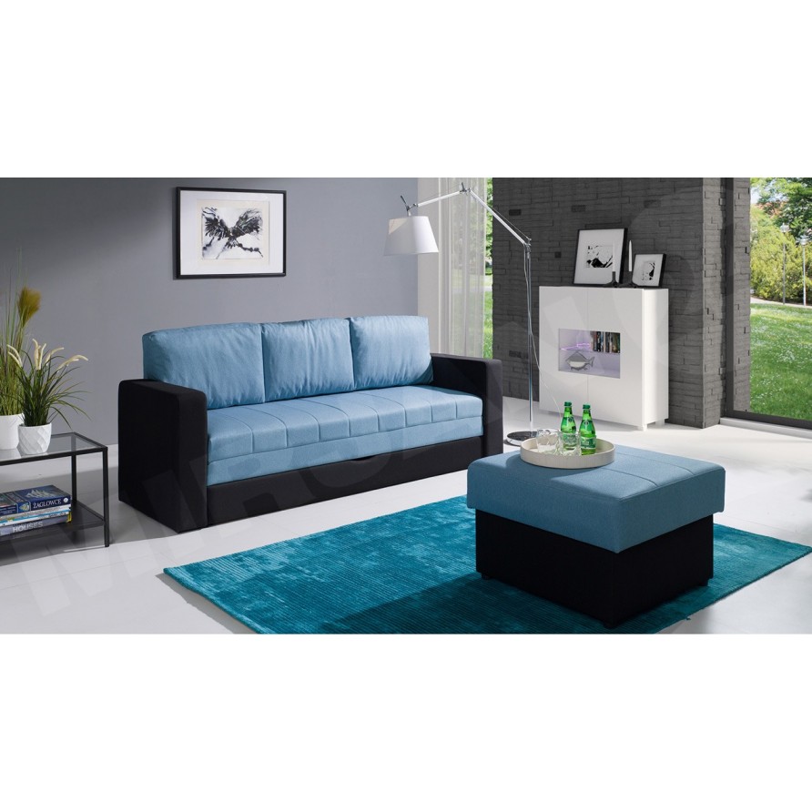 Sofa Bralani mit Polsterhocker Sofa Bralani mit Polsterhocker