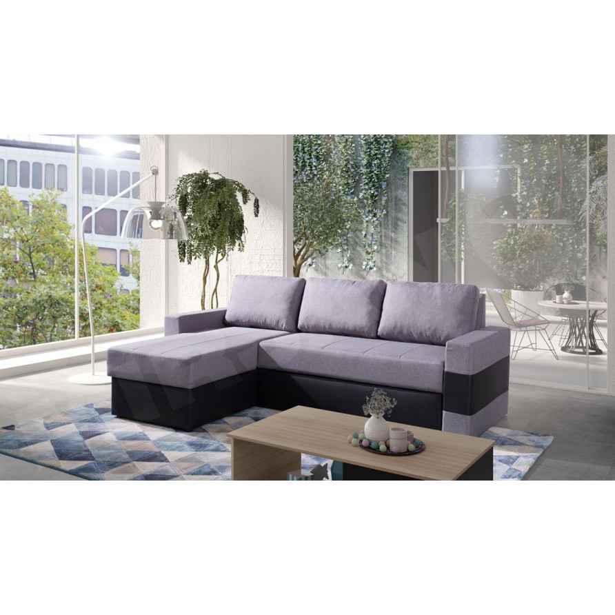 Ecksofa Deco mit Schlaffunktion und Bettkasten Ecksofa Deco mit Schlaffunktion und Bettkasten