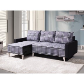 Ecksofa Temero mit Schlaffunktion und Bettkasten Ecksofa Temero mit Schlaffunktion und Bettkasten