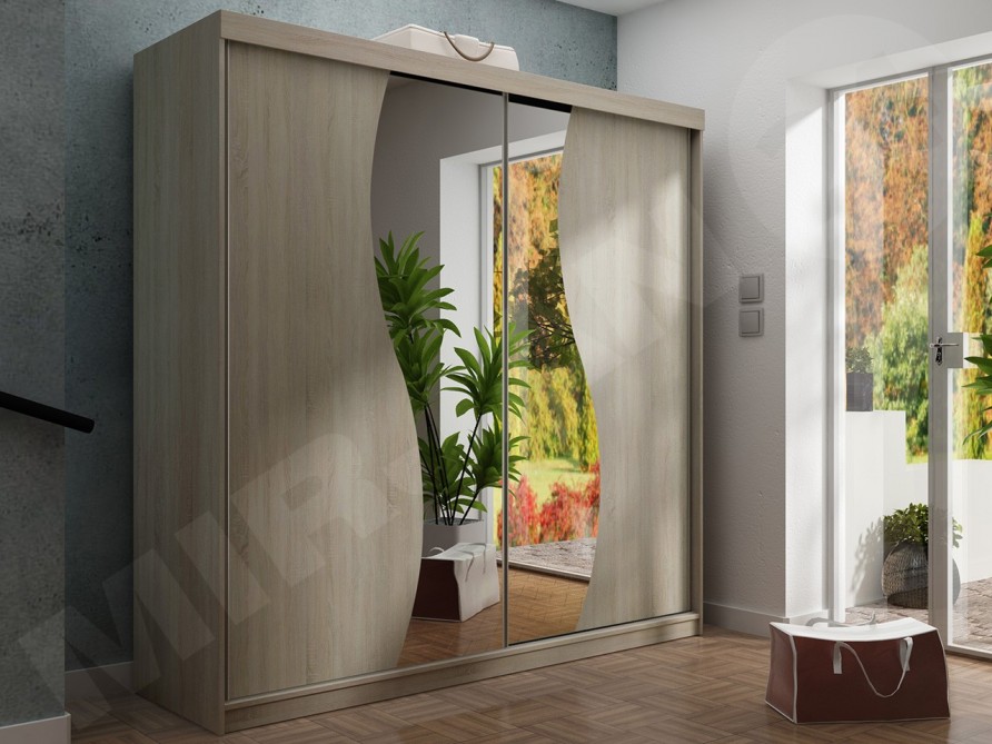 Schwebetürenschrank Sahara 8/200