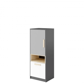 Schmales Highboard Pok 2D PO07