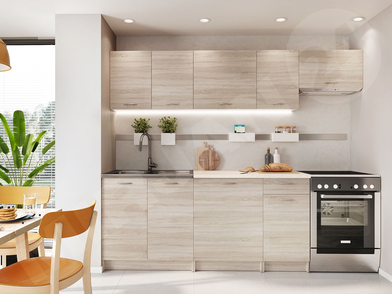 Küchenmöbel Elena 240 | Lieferung KOSTENLOS | Mirjan24