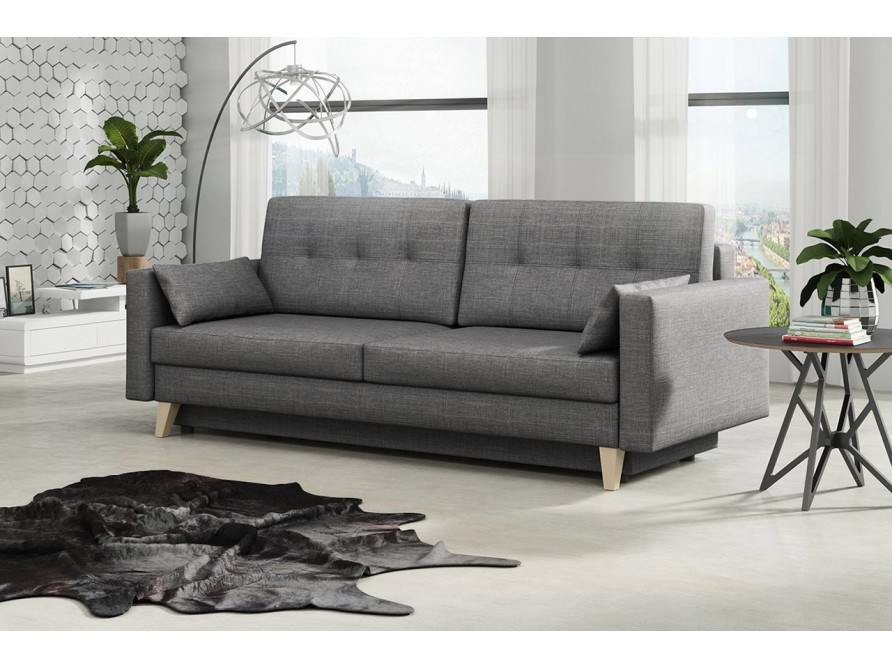 Sofa Ominel mit Schlaffunktion und Bettkasten