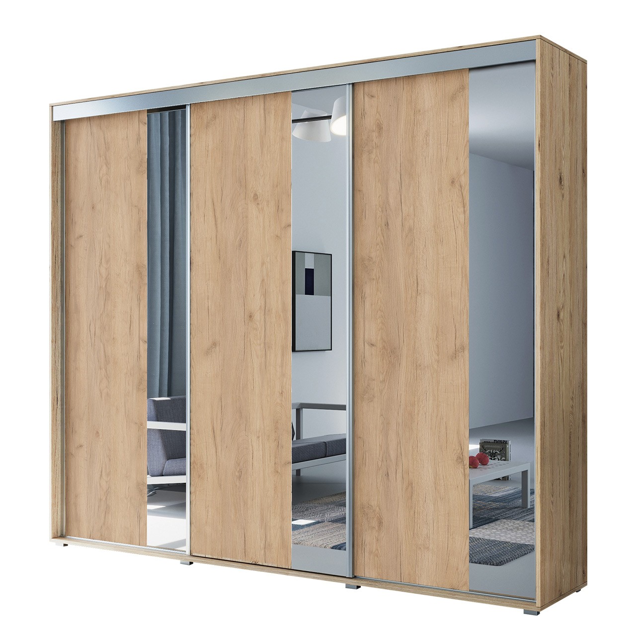 Schiebetürenschrank Korsyka 250 A29 | Lieferung KOSTENLOS | Mirjan24