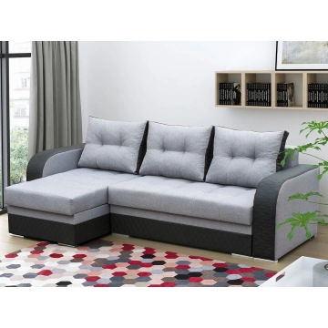 Ecksofa Lizbona mit Schlaffunktion und zwei Bettkästen