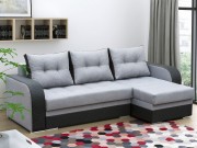Ecksofa Lizbona mit Schlaffunktion und zwei Bettkasten