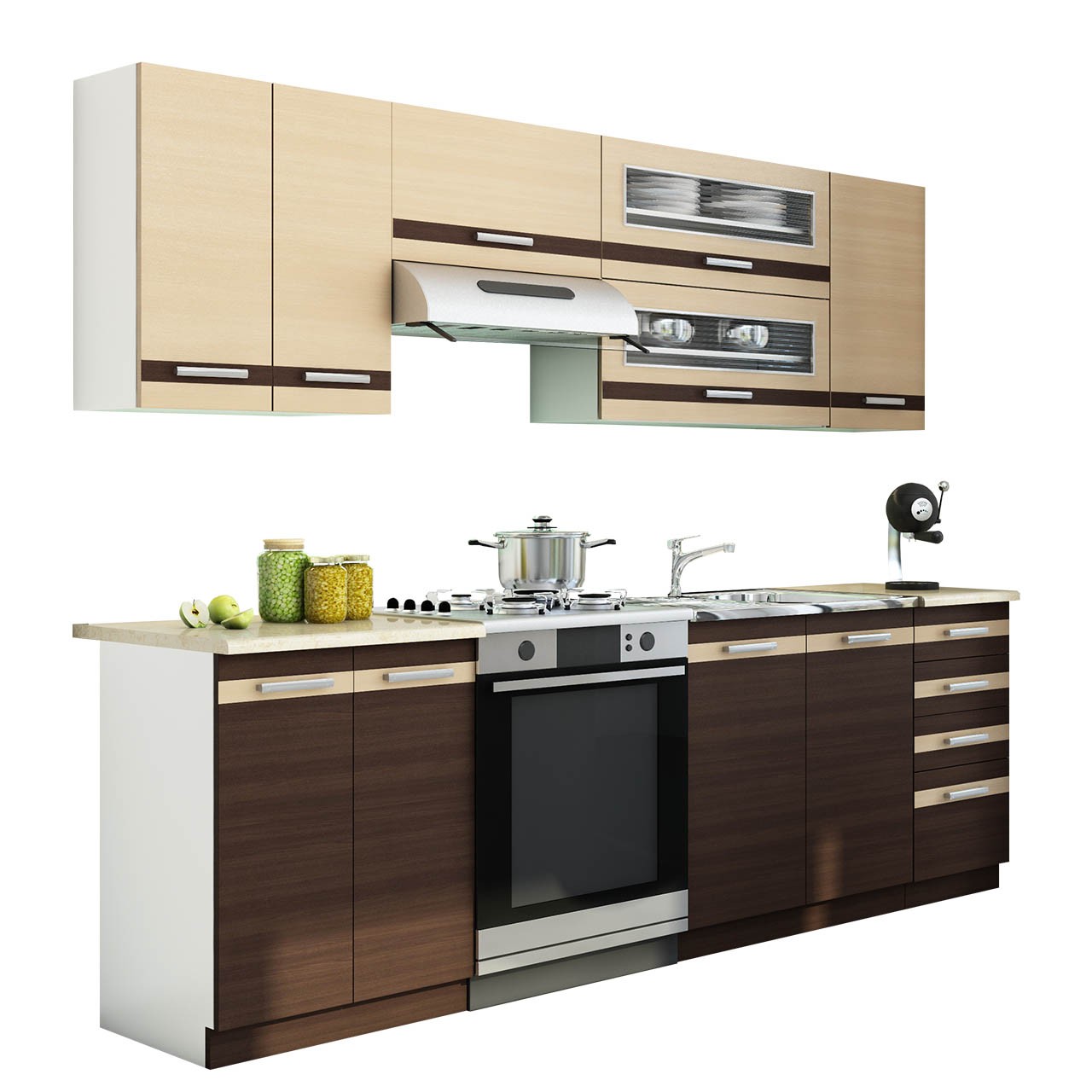 Küchenmöbel North 240 | Lieferung KOSTENLOS