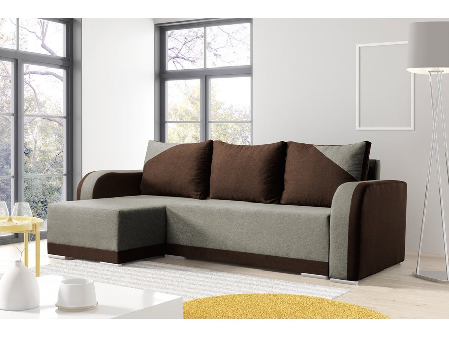 Ecksofa Molly mit Schlaffunktion und Bettkasten